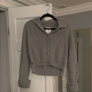 Abercrombie & Fitch Gray Women's Cardigan